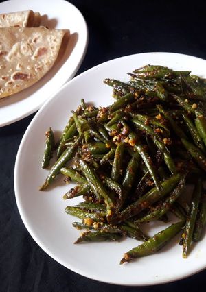 A picture of Franch Bean ki Sabzi.