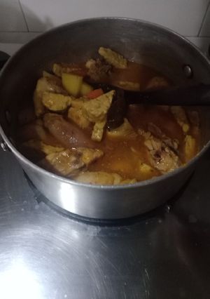 Foto resep Ayam masak santan
