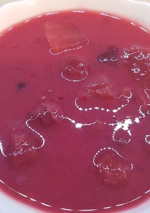 Gyümölcsleves recept fotója