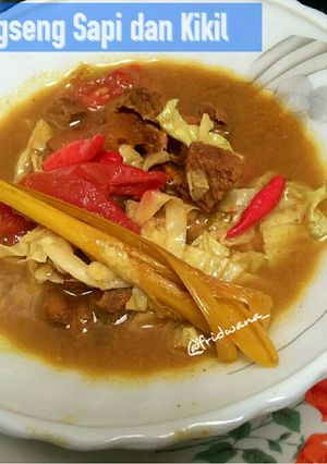 Foto resep Tongseng Daging Sapi dan Kikil (dengan susu tanpa santan)