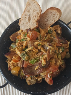 Una foto de Revuelto de verduras
