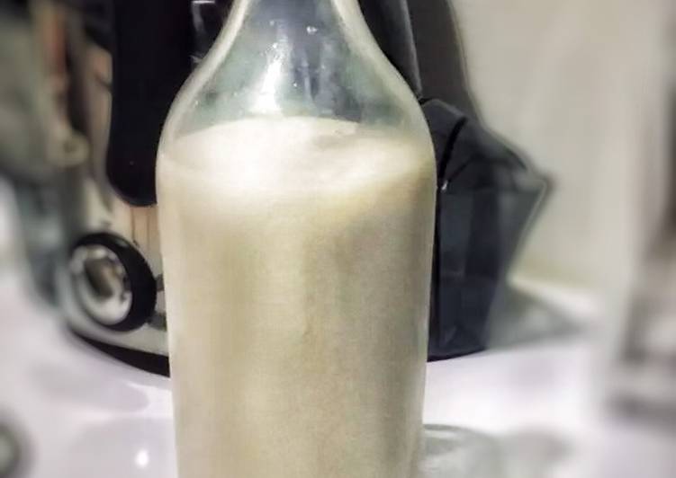 Cara Mudah Membuat Susu kedelai kental, Mudah Banget