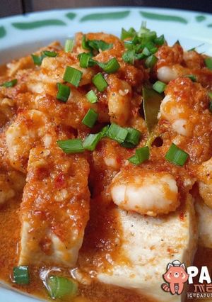 Foto resep Udang tahu saus padang 368kkal