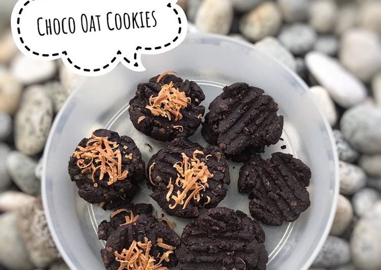 Choco Oatmeal Cookies (friendly for diet)
