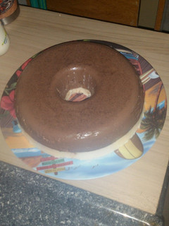 Una foto de Pudín de chocolate y coco