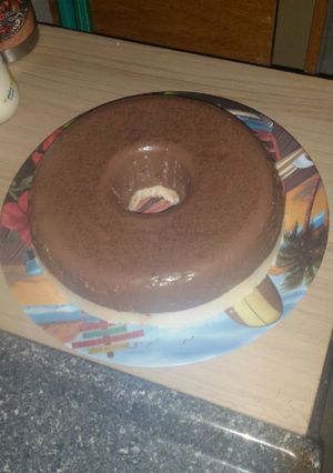 Una foto de Pudín de chocolate y coco