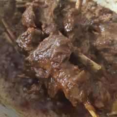 A picture of Masala Mutton chaap.