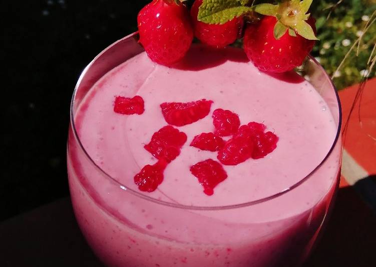 How to Make Appetizing Smoothie🍓Fraise