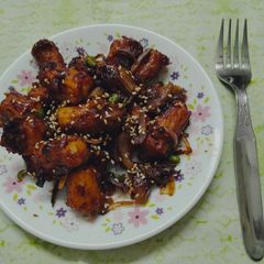 #FM#W3#Baby corn dry Manchurian A picture of #FM#W3#Baby corn dry Manchurian.