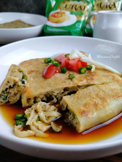 Foto resep Martabak Mesir isi Mie