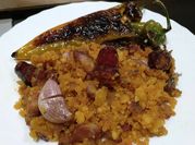 Una foto de migas con harina de españa