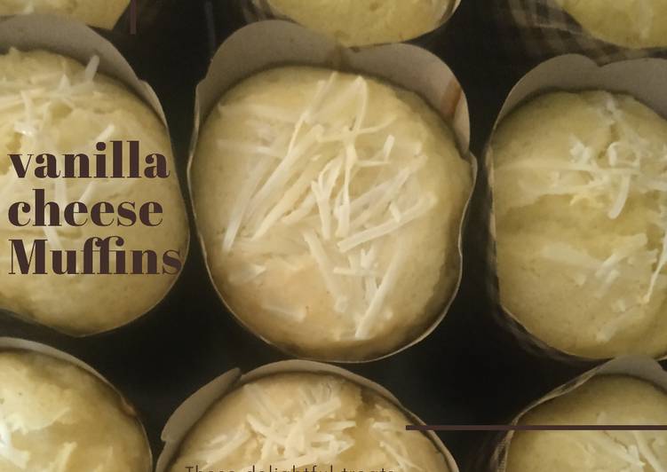 Cara Gampang Membuat Vanilla cheese muffin, Menggugah Selera