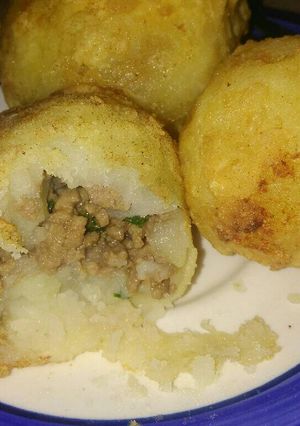 Una foto de Papas rellenas
