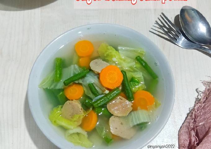 Resep Sayur Bening Sawi Putih Oleh Nyanyah Cookpad