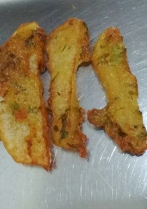 A picture of आलू भजी.