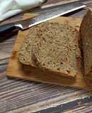 Pan integral con calabaza y semillas de chía y lino
