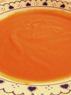 Una foto de Crema de calabaza