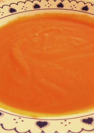 Una foto de Crema de calabaza