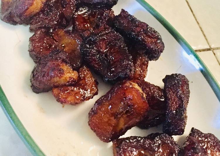 Coco Sugar Fried Saba Banana Cue (dessert or snack)