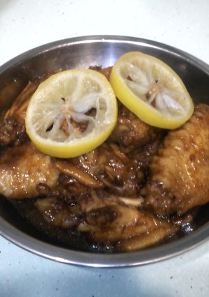 Foto resep Holok lemon kai/sayap ayam, lemon, coca cola