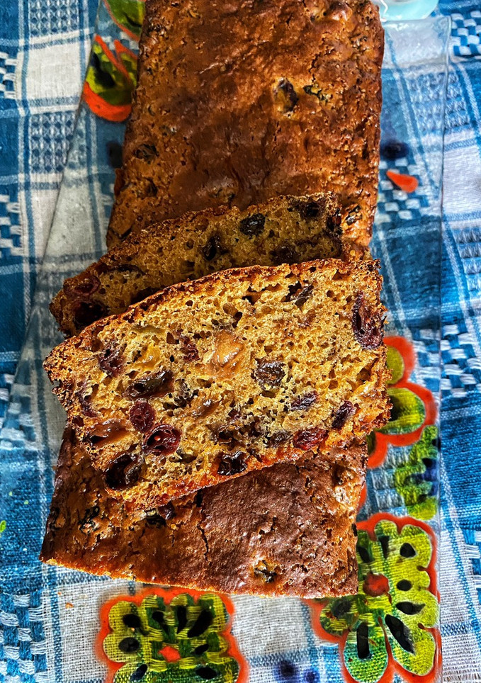 Una foto de Pan de té ☕️ (tea loaf)
