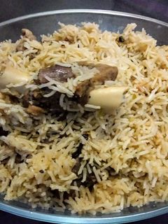 A picture of Mutton Yakhni Pulao.