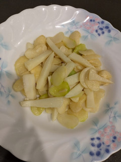 皇帝豆炒筍片(方便素)(快速料理) 的食譜成品照片