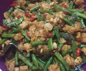 Resep Unik Tumis tempe tahu kacang panjang Enak Sederhana