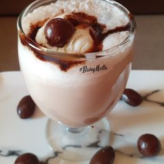 A picture of Hershey's Chocolate Shake.