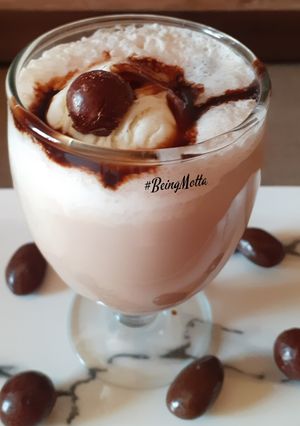 A picture of Hershey's Chocolate Shake.