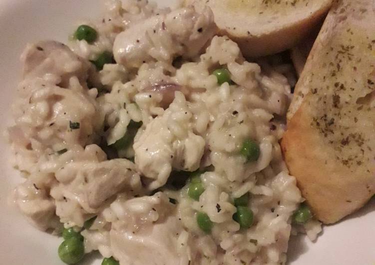 Recipe of Ultimate Chicken Risotto with Lemon and Garlic