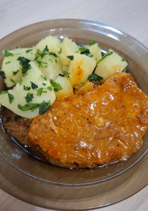 Szaftos karaj Marcsi módra recept fotója
