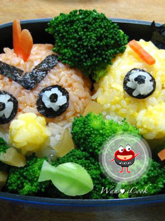 ♡宛の美好”食“光 ✿ 可愛の憤怒鳥便當 的食譜成品照片