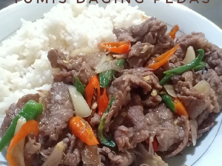 Cara Mudah Membikin Resep Tumis Daging Pedas yang Lezat Anti Ribet, Bikin Ngiler