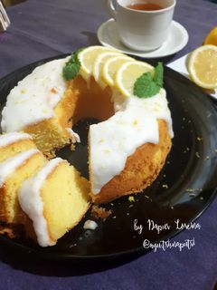 Foto resep Lemon Butter Cake with Lemon Glazing ala Tintin Rayner