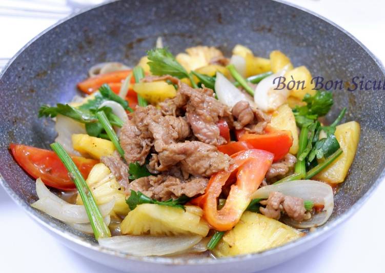 Bò Xào Thơm Cà