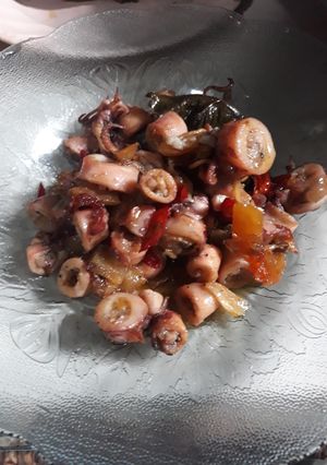 Foto resep Tumis Cumi Asin Genit