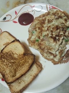 आमलेट(Omelette recipe in hindi) रेसिपी मुख्य फोटो