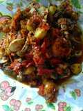 Sambal ikan selayang jengkol muda