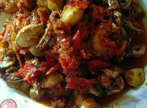 Foto resep Sambal ikan selayang jengkol muda