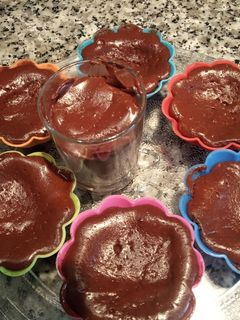 Una foto de Tarta de queso con chocolate CHEESECAKE en Airfryer o Microondas