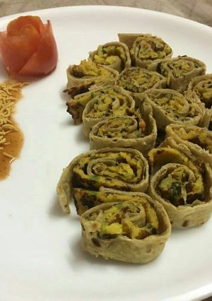 A picture of Kashifal cheela roll.