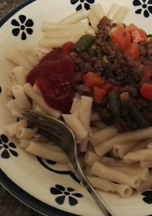 A picture of Mummy dearest quick meal.