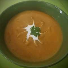 A picture of Crema de calabaza Thai.