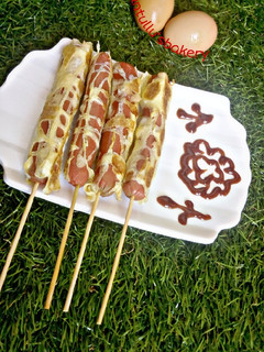 A picture of Stick egg net sausage.