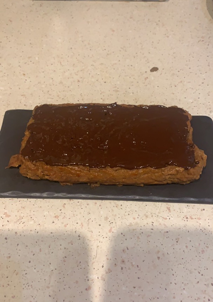 Una foto de Pastel de zanahoria fit (sin harina, ni azúcar)