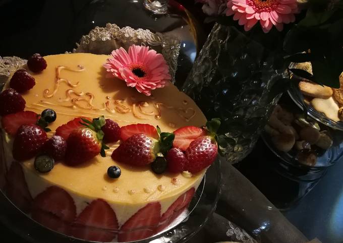 Fraisier Traditionnel Dessertsdefete De Islam Sweethome Cookpad