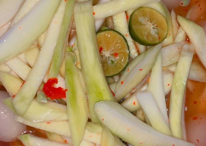 Cara Bikin Asinan Pedas Manis Mangga Muda &amp; Rambutan Segar Murah
