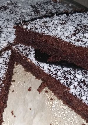صورة لوصفة بسبوسة بدانيت الشوكولاتة