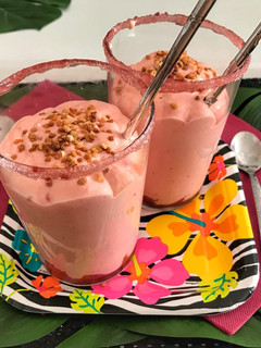 Una foto de Mousse de sandía